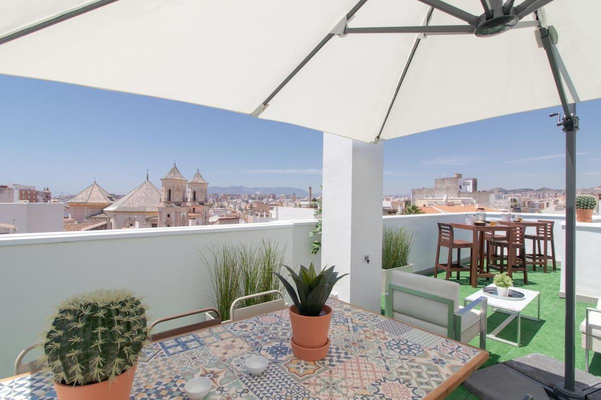 C56 - Studio With Amazing Terrace In The Centre Malaga Zewnętrze zdjęcie